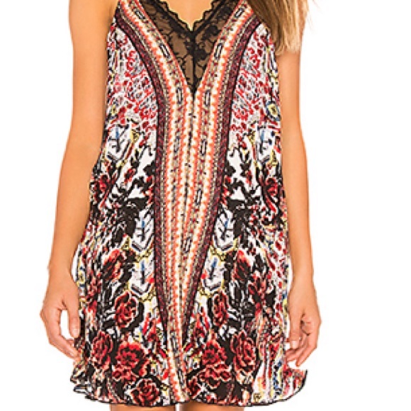 🌹Free People Rose Lace-Trim Dress🌹 - Picture 6 of 7